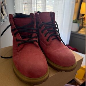 Timberland Cherry Lace-Up Boots